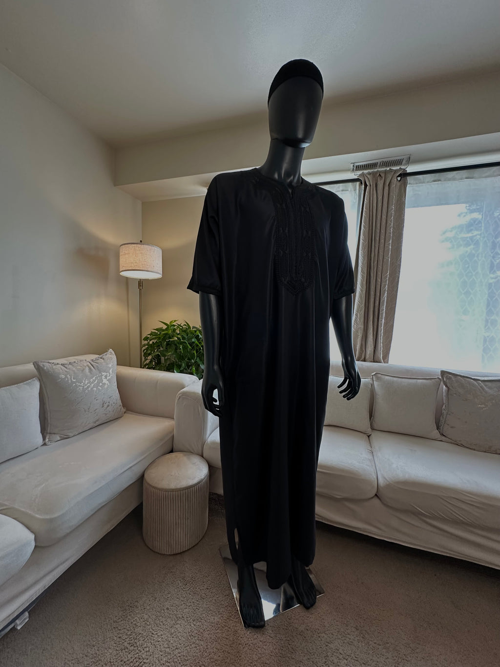 Black Moroccan Gandoura