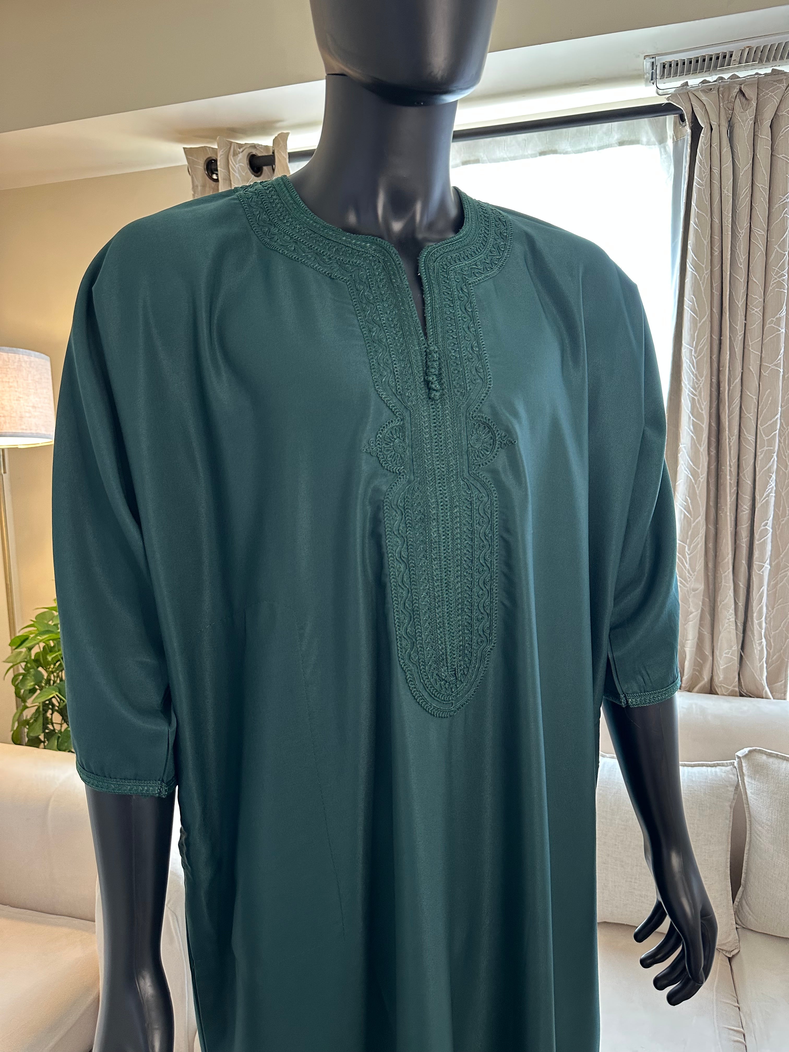 Green Moroccan Gandoura