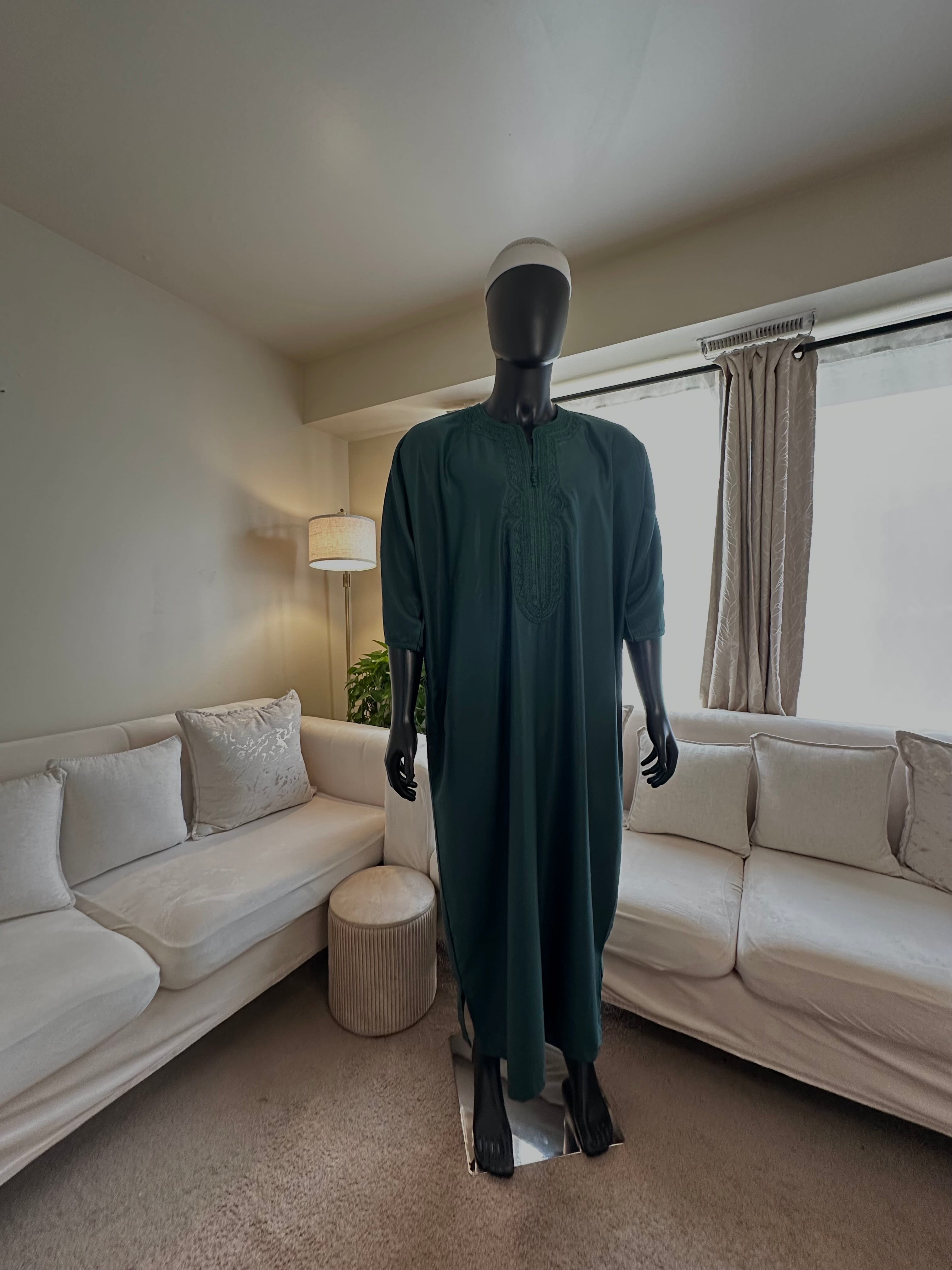 Green Moroccan Gandoura