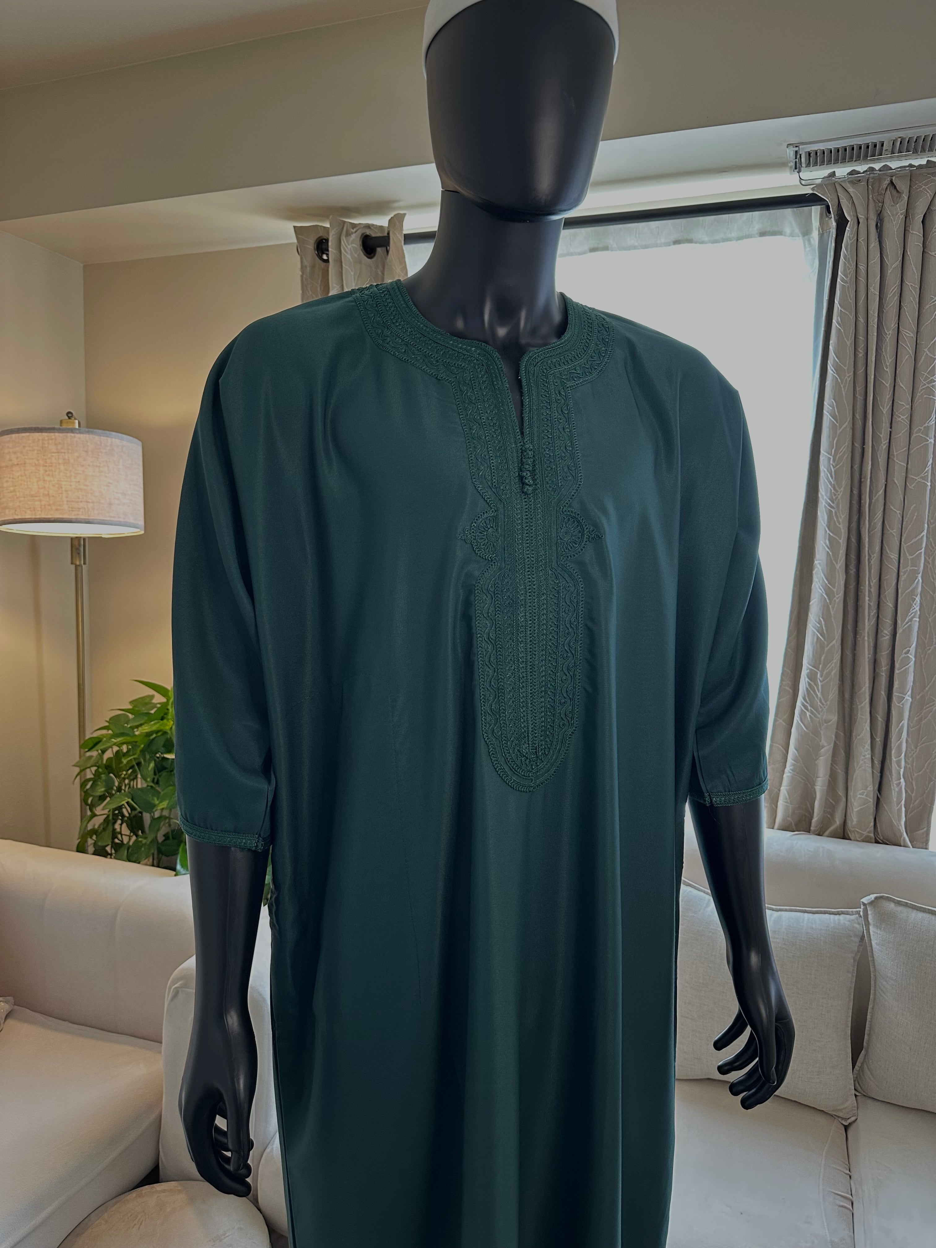 Green Moroccan Gandoura